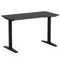 ГОРИН письменный стол 120х60 см, чёрный, с регулируемой высотой столешницы от пола 75-120 см, электрический привод