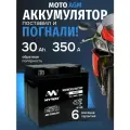Акб на мотоцикл 12в 30ач AGM, трицикл, квадроцикл, питбайк