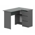Стол угловой Денвер Графит серый