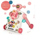 Ходунки - каталка детские Babyhit Multi Toy, трансформируется в игровой столик, цвет розовый