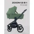 Коляска для новорожденных 2 в 1 MOWBaby ZOOM универсальная RA086 Olive