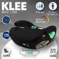 KLEE Berg I-Size бустер с ISOFIX Diamond Black, автокресло 15-36 кг с клипсой для штатного ремня