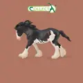 Фигурка лошади Collecta Клайдесдейлский жеребец высота 12 см, 88981b