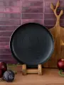 Тарелка большая обеденная 26 см. Elite black тарелка для вторых блюд черная керамика