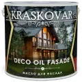 Масло для дерева и фасада Kraskovar Deco Oil Facade Крем-брюле 2,2л для защиты древесины