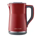 Электрический чайник из нержавеющей стали 1.5 л с дисплеем температуры - Красный