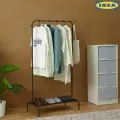 Напольная вешалка для одежды IKEA BRUKSVARA ИКЕА БРУКСВАРА, 78x147 см, антрацит/ черная