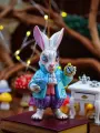 Елочная игрушка фарфоровая Белый Кролик Ручная работа / Мастерская сказок