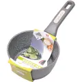 Ковш 1,2 л. из литого алюминия Kamille КМ-4282GR (16 см) с мраморным покрытием без крышки (1,2 л. / серый)