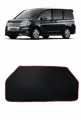 Ева коврик для Honda Stepwgn IV Spada багажник 2009 - 2016/ цвет Черный c красной окантовкой. Фактура - сота