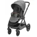Прогулочная коляска Maxi-Cosi, Oxford Select Grey, чёрная рама, амортизация, 4 колеса