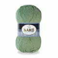 Пряжа Sport wool Nako, мята - 10307, 25% шерсть, 75% премиум акрил, 5 мотков, 100 г, 120 м.