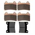 Передние и задние тормозные колодки комплект для YAMAHA XJR1200 95-98 FJ1200A ABS 91-95