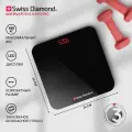 Весы напольные электронные Swiss Diamond черные