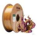 Филамент Esun SILK PLA+, для 3D принтера, фиолетовый / золотой, 1кг