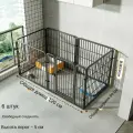 Клетка для собак dog fence, металлическая, черная, 120Х60Х60см