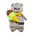 Мягкая игрушка «Кот Басик» с мороженым, 19 см