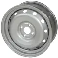 Стальной колесный диск ТЗСК Renault Logan 6x15/4x100 D60.1 ET40 Серебро
