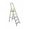Алюминиевая стремянка Алюмет с анодированным покрытием профессиональная 5 ступеней. Серия APA 7005, 5 мм