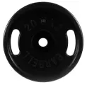 Блины для штанги и гантелей MB Barbell 20 кг 51 мм евро-классик олимпийский с двумя хватами