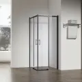 Душевой уголок Veconi Rovigo 90х90 RV50B-9090-01-C8 без поддона, стекло прозрачное, профиль черный