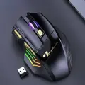 Беспроводная игровая мышь для компьютера / Компьютерная мышь с RGB подсветкой для игр