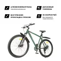 29 Велосипед Fizard Flow, 21 алюминий, 1x10, дисковые тормоза, зеленый