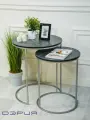 Столы журнальные из ЛДСП, металлические ноги, для спальни, офиса, салона красоты