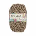 Пряжа ARACHNA Jute 5 шт. по 100 г 90 м 100% джут № 022 св. коричневый