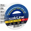 (16 шт.) Изолента ПВХ белая 15мм 20м Safeline