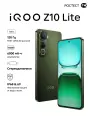 Смартфон iQOO Z10 Lite 8+128, AMOLED, стереодинамики, IP68/69, 6000мАч, зелёный