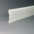 Плинтус дюрополимер напольный Paolo Arte Konture (Паоло Арте Контур), 108х13х2000 мм, Kr044P белый