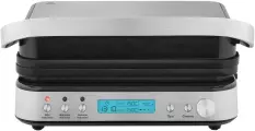 Электрогриль Rondell RDE-1702 2200Вт серебристый, Информационный дисплей, Антипригарное покрытие нагревательных частей