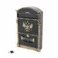Ящик почтовый аллюр №4011В Герб РФ старая бронза