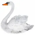 Фигура садовая Лебедь большой, 41*22*38 см KSMR-123249/F086