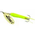Блесна для рыбалки вращающаяся Mepps AGLIA FLYING C, 10g №3 Gold/Chartreuse, 1 штука