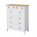 Комод Хемнэс Hemnes/ Кымор, 108x131x50см, 6 ящиков, белый/светло-коричневый