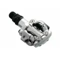 Педали Shimano PD-M520, с шипами, серебристый серебристый