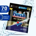 Finish Ultimate All in One капсулы для посудомоечной машины, 70 штук