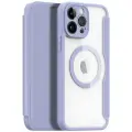 Чехол книжка Dux Ducis для iPhone 13 Pro Max 6.7 (with MagSafe) фиолетовый