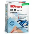Filtero Мешки-пылесборники FLY 02 Экстра, пылесборник, 2 л, голубой, 4 шт.