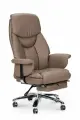 Кресло руководителя Norden Парламент серо-коричневый экокожа