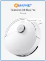 Робот-пылесос Roborock Q8 Max Pro, белый, 10000 Па, LiDAR навигация