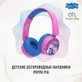 Детские беспроводные наушники OTL Свинка Пеппа, накладные, складные, Bluetooth 5.1, до 24 часов работы