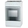Плита комбинированная FLAMA AK 1414 W белый, электрическая духовка