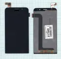 Дисплей (матрица + тачскрин) для ASUS ZenFone Go (ZB552KL) черный, Диагональ 5.5, 1280x720 (SD+)