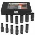 Набор головок ударных глубоких 12 предметов, 1/2 6-гранные