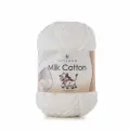 Пряжа для вязания Milk Cotton Artland 4 мотка (100 м, 50 гр), цвет 19 белый