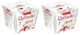 Конфеты Raffaello С цельным миндальным орехом в кокосовой обсыпке 2 шт по 150 г