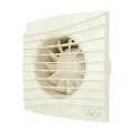 Вентилятор осевой вытяжной SILENT 4C, с обратным клапаном D 100, Ivory